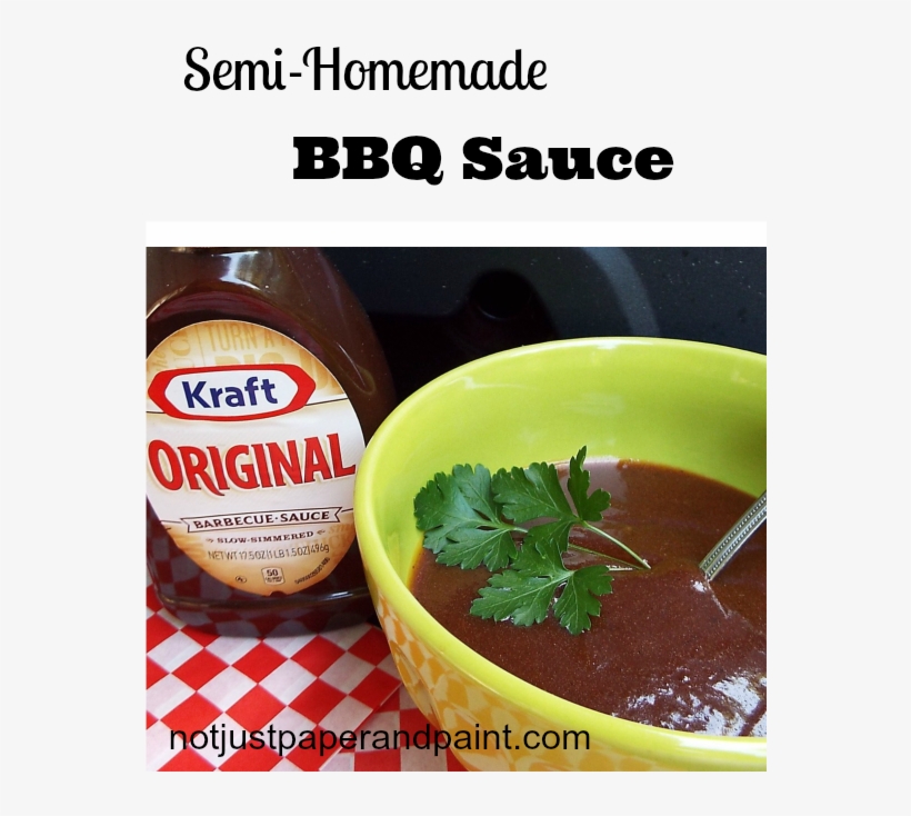 Semi-homemade Bbq Sauce - Barbecue Sauce, transparent png download