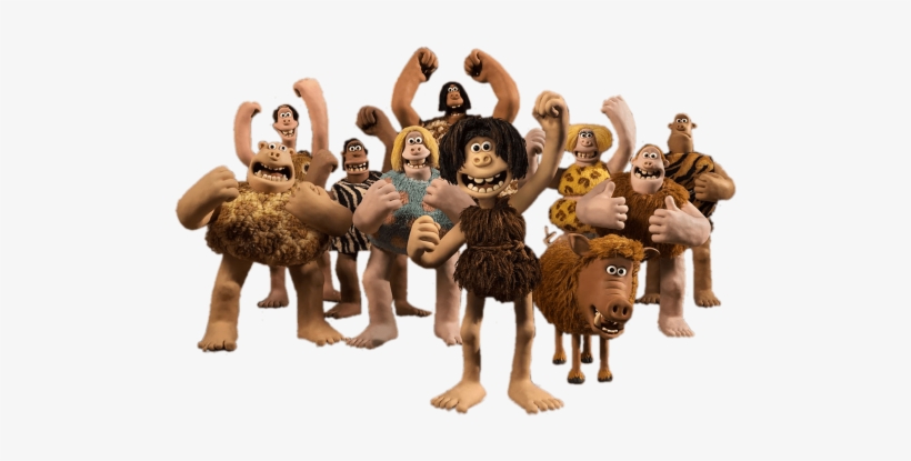 Early Man Tribe Cheering - Early Man, transparent png download