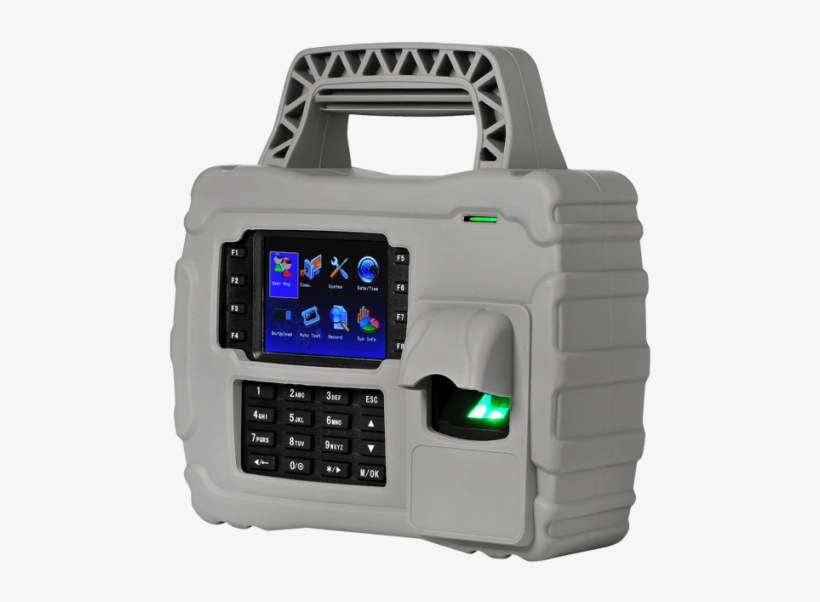 S922 Terminal De Huella Digital Portátil A Prueba De - Tripoz- Zkteco S922 Biometric Time & Attendance, transparent png download