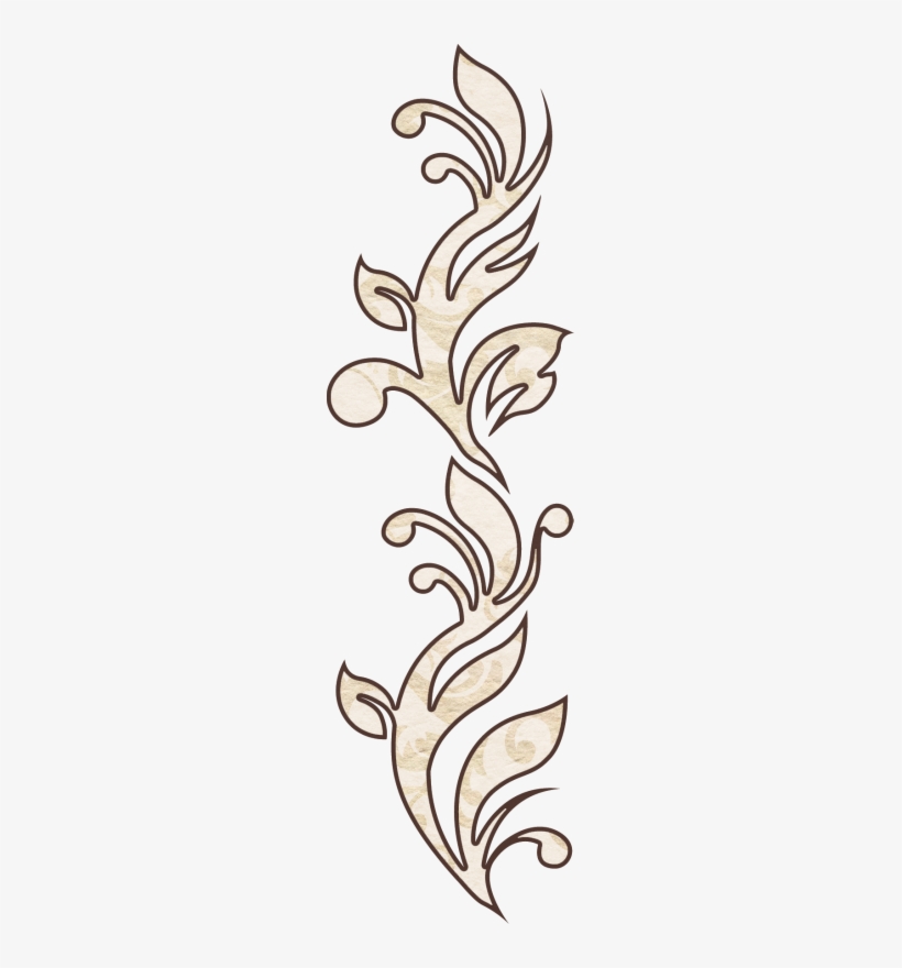 Vintage Flourish Border ~ Laminas En Blanco Y Negro - Embroidery, transparent png download