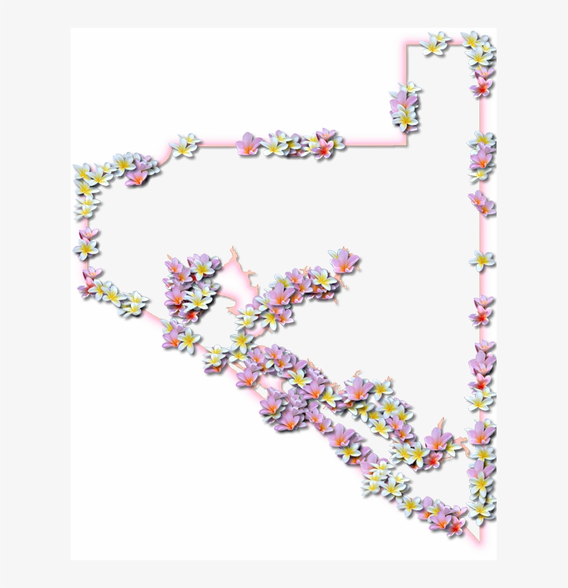 A Map Of Bay With A Coral Color Glow Border And Pink - Illustration, transparent png download