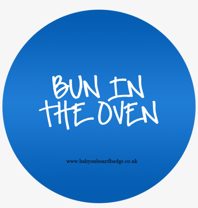 Bun In The Oven Badge Blue - Icon Evropa 2, transparent png download