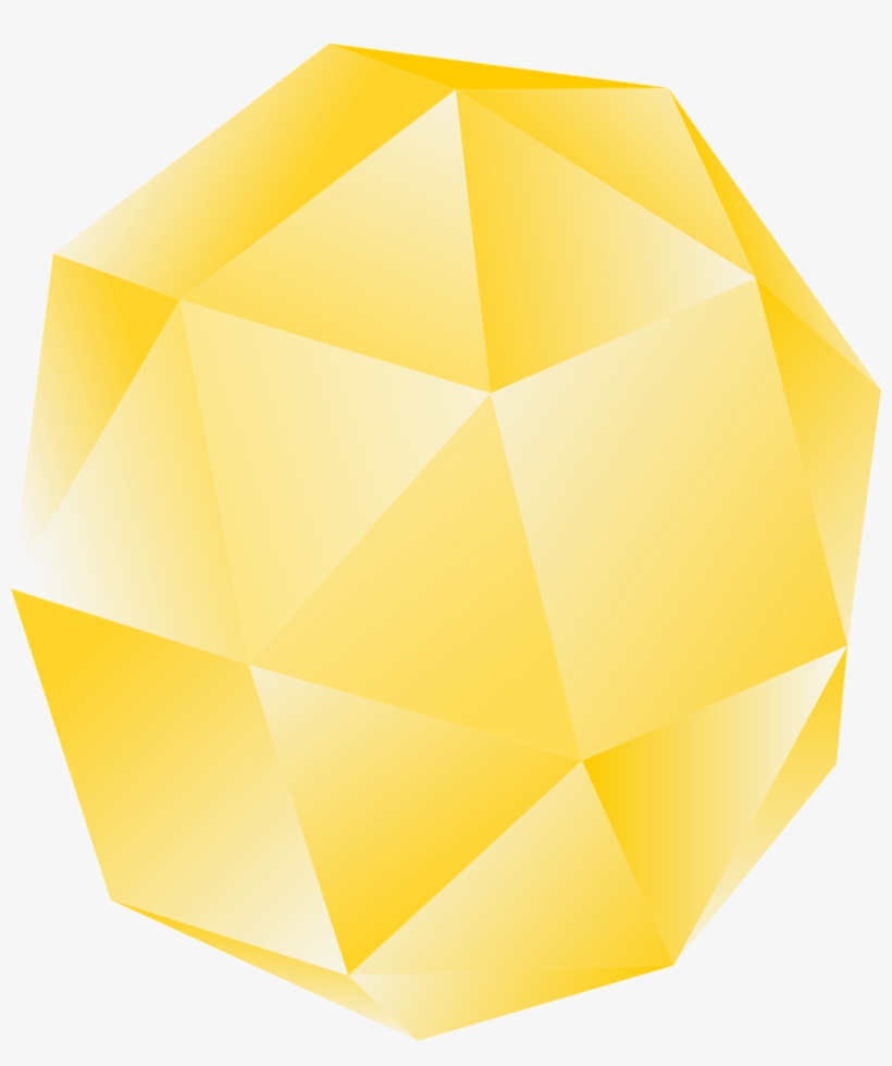 Gem,shine,yellow,free Vector Graphics,free Pictures, - Portable Network Graphics, transparent png download