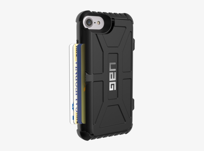 Uag Apple Iphone 7/6s Trooper Case Black/black Iph7/6s - Uag Trooper Card Case Iphone 6 Plus, transparent png download
