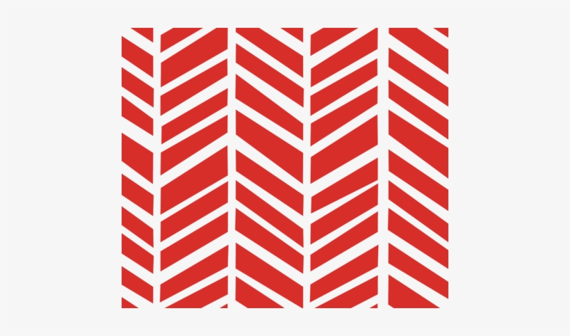 Herringbone Poppy Red Fabric By Friztin On Spoonflower - Herringbone Poppy Red By Friztin - Red Wallpaper Pattern, transparent png download