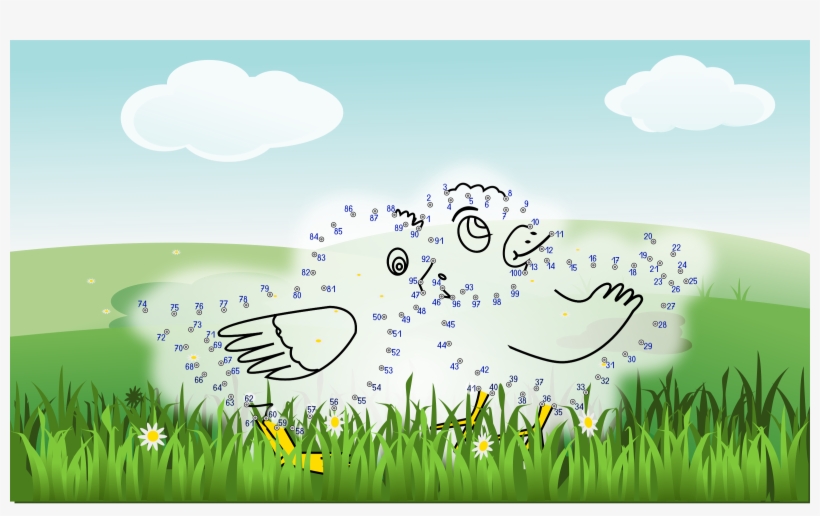 This Free Icons Png Design Of Connect The Dots Chicken, transparent png download