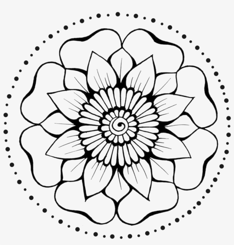 Henna Flower 5 By Teenu-stock On Deviantart Free Download - Henna Designs Transparent Background, transparent png download