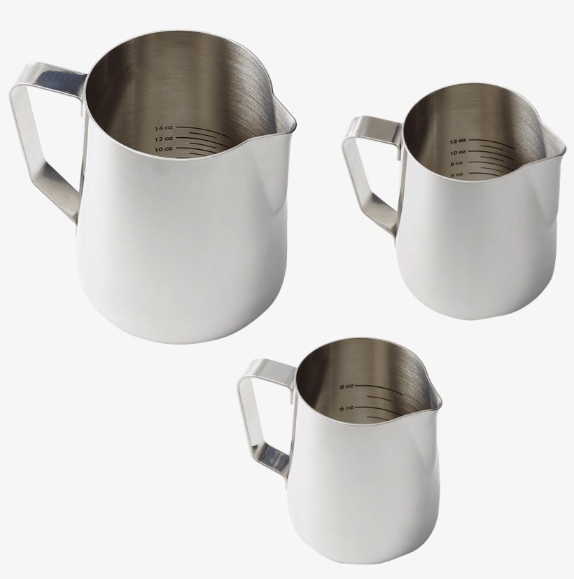 Rattleware Etched Latte Art Steaming Pitchers - 12 Oz Rattleware Etched Macchiato Pitcher, transparent png download