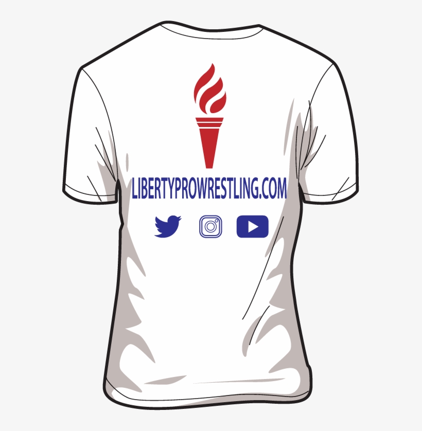 Liberty Pro Women's Wrestling T-shirt - T-shirt, transparent png download