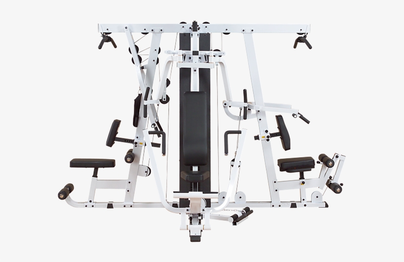 Body Solid Exm4000lps 3 People Complex Home Gym Machine - Exm4000s Body Solid, transparent png download