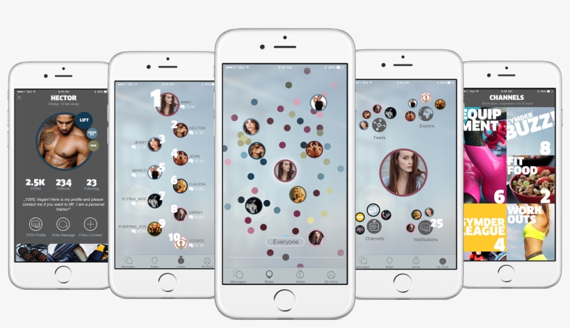 After Creating A Profile, Gymder Users Can Find Other - Gymder App, transparent png download