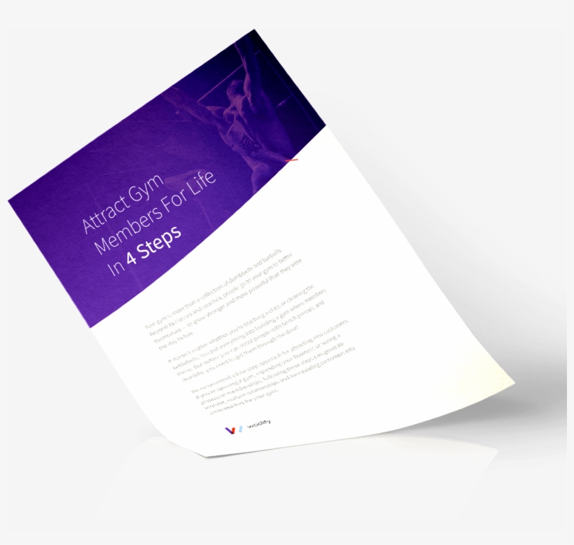 Want To Attract Gym Members For Life - Brochure, transparent png download