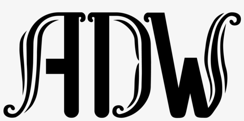D Scent Monogram Logo Black-01 - Archa Not Archer, transparent png download