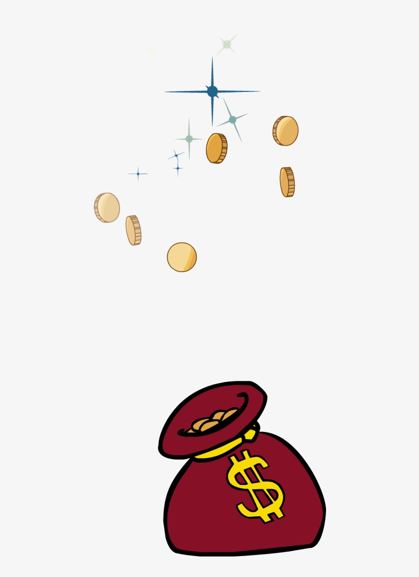 Puffle Digging Coin Bag, transparent png download