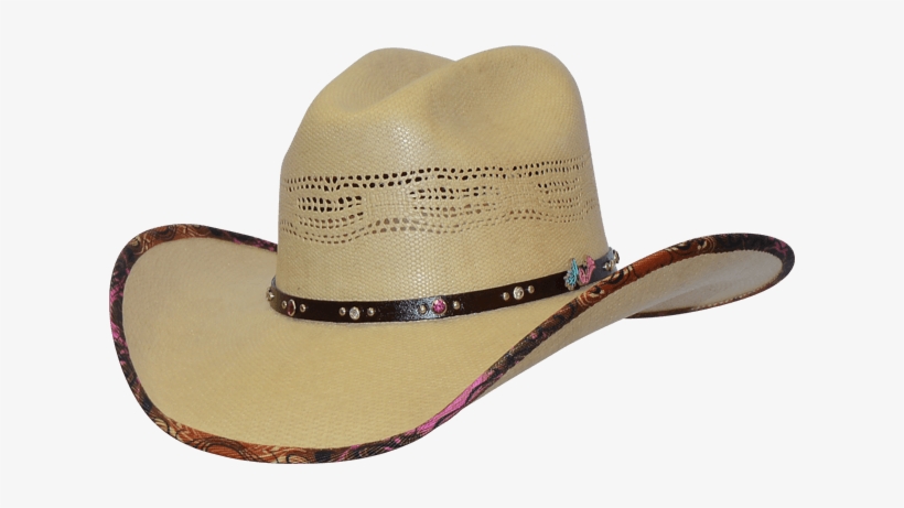 Arena Queen Denver 10 Coronas Bangora Paja Ribeteado - Cowboy Hat, transparent png download