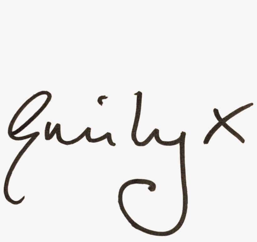 I'm Emily Murray, Founder And Editor Of The Pink House - Signature, transparent png download
