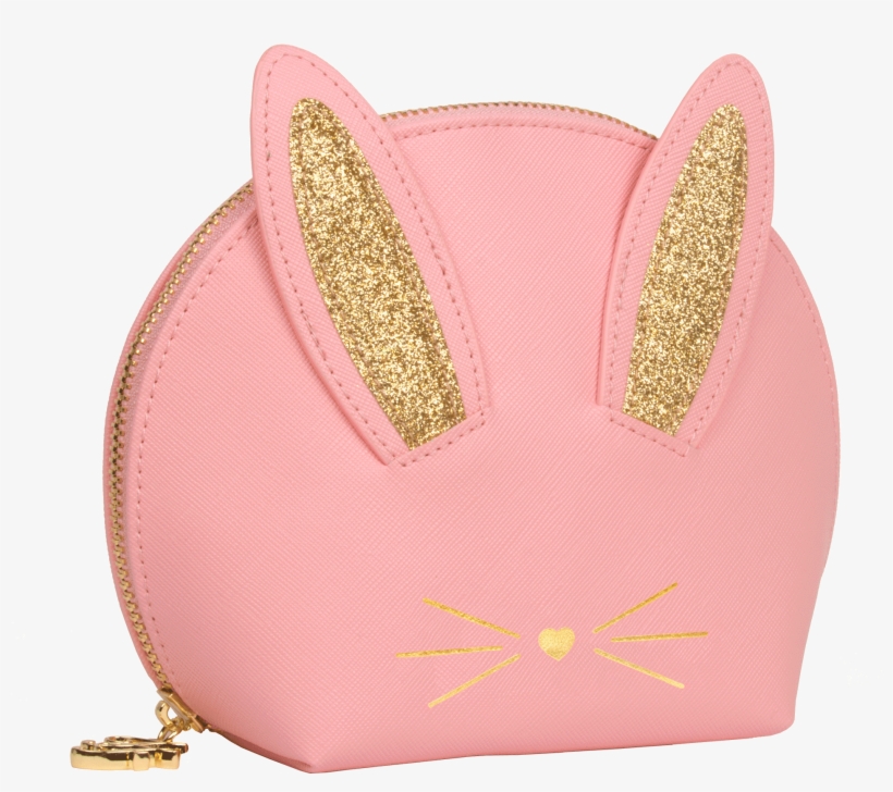Pink Cool Not Cruel Bunny Makeup Bag - Cosmetics, transparent png download