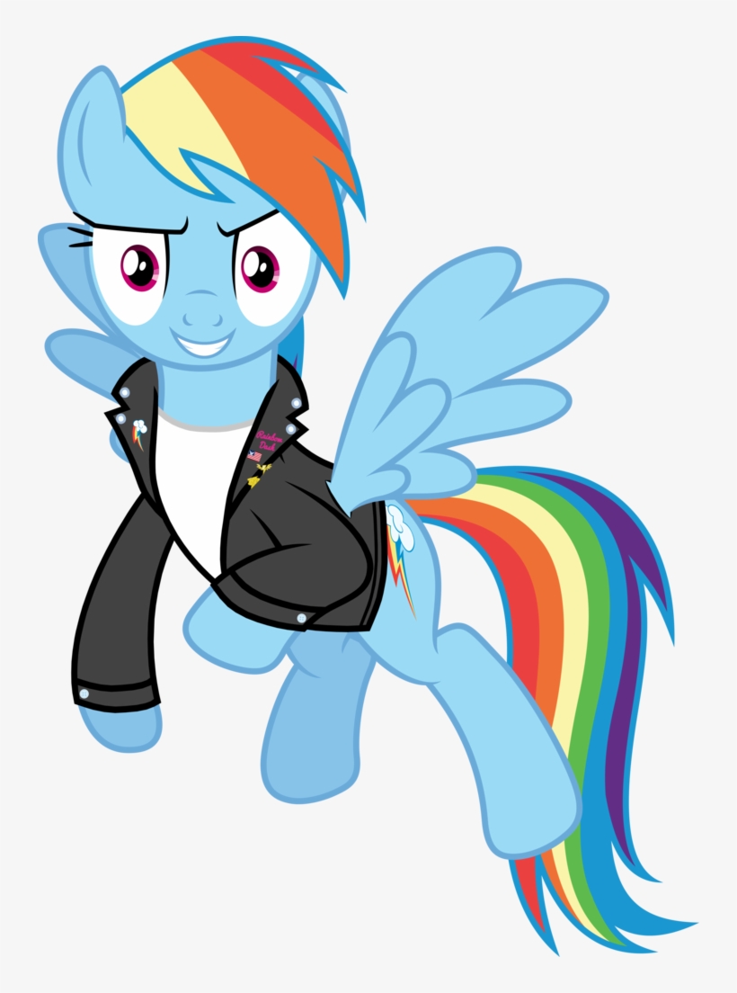 1950s, 50s, 50's Fashion, Artist - Rainbow Dash Greaser, transparent png download