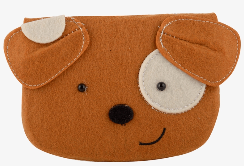Brownish Orange Coin Bag - Brown Bear, transparent png download