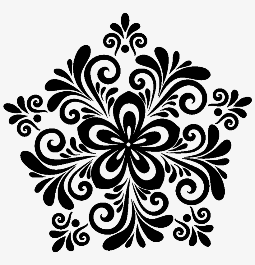 Stickers Muraux Fleurs - Pattern Design In Art, transparent png download