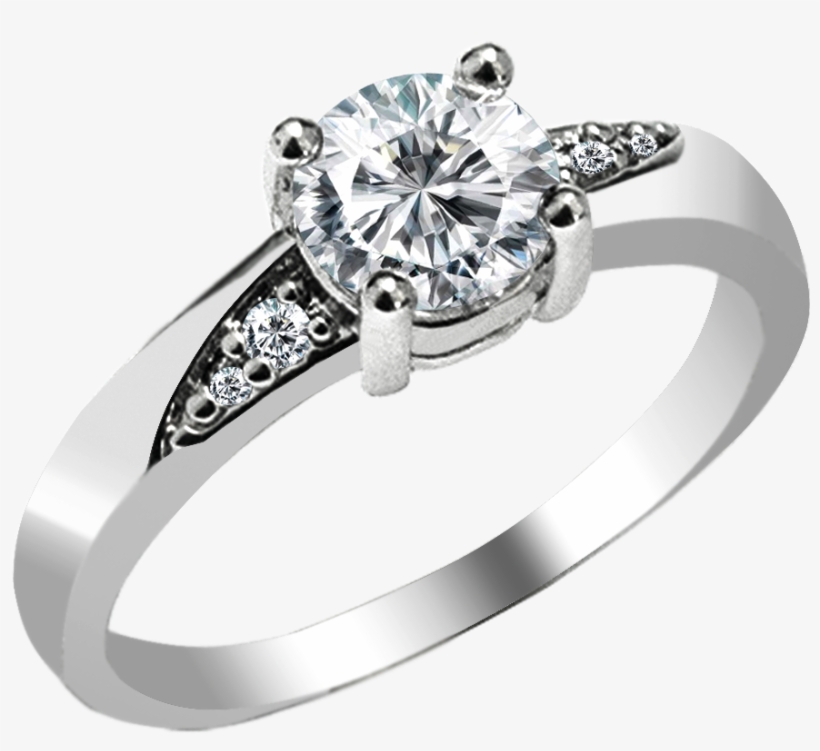 Anillo De Compromiso Ljsc58 - Rrp £9990 Gia Certified D/vvs1 0.50 Carat Round Diamond, transparent png download