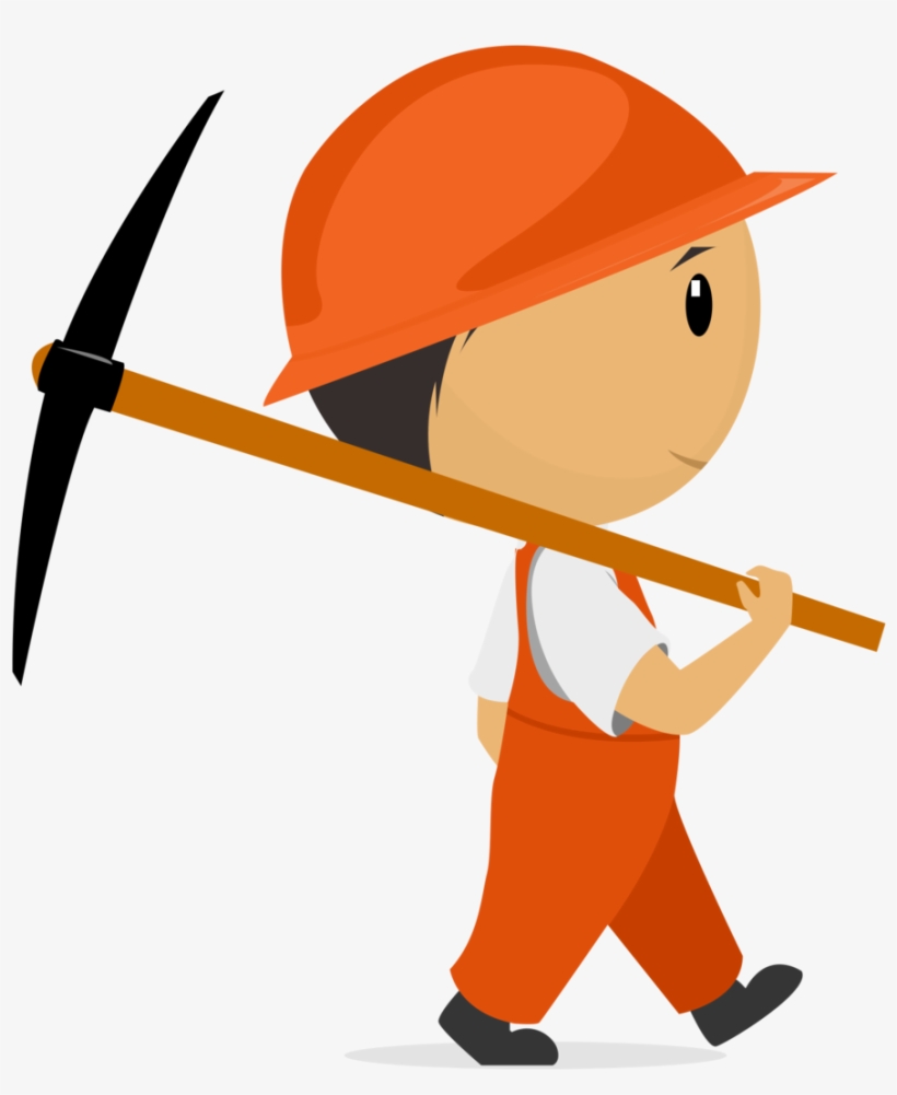 Free Trabajador Stock Photo - Cartoon Construction Worker Transparent Background, transparent png download