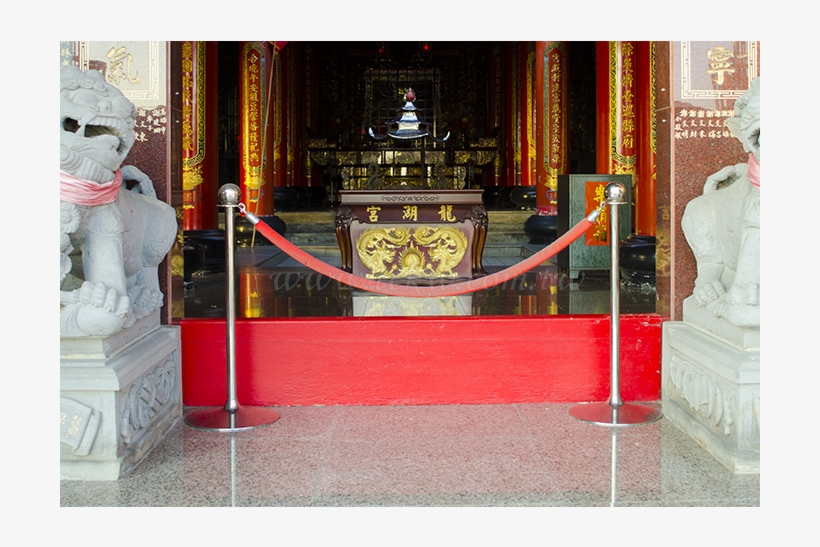 Stainless Steel Velvet Rope Barrier - Shrine, transparent png download