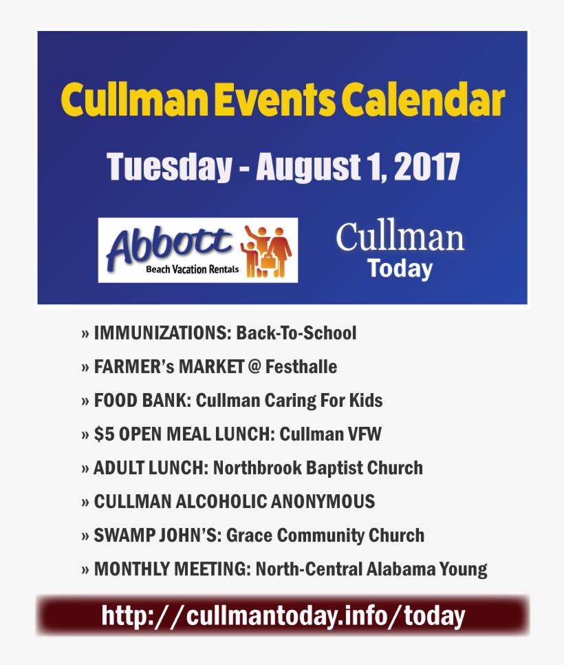 Cullman Events Calendar Tuesday August 1 - May 21 Judgement Day, transparent png download