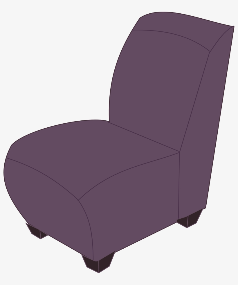 Armless Chair - Chair Clipart Transparent Background, transparent png download