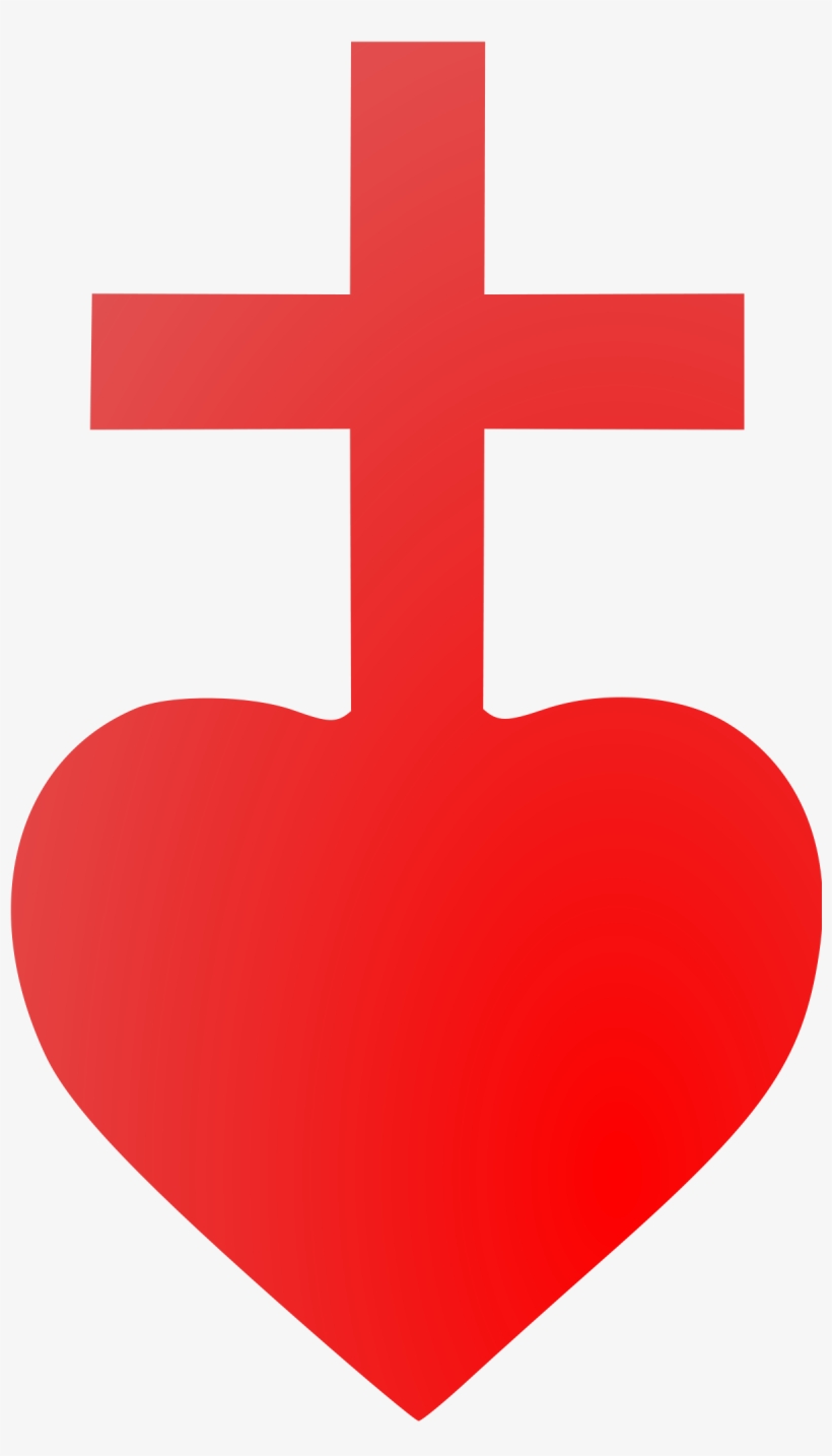 Cuore Con Croce Significato, transparent png download