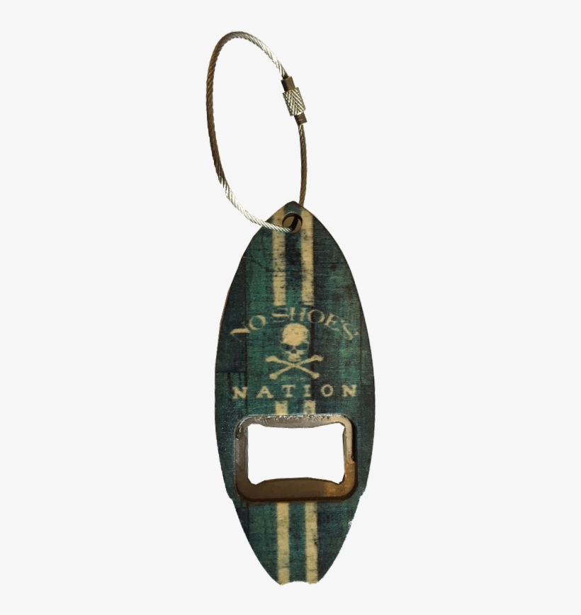 No Shoes Nation Surfboard Bottle Opener/keychain - Kenny Chesney, transparent png download