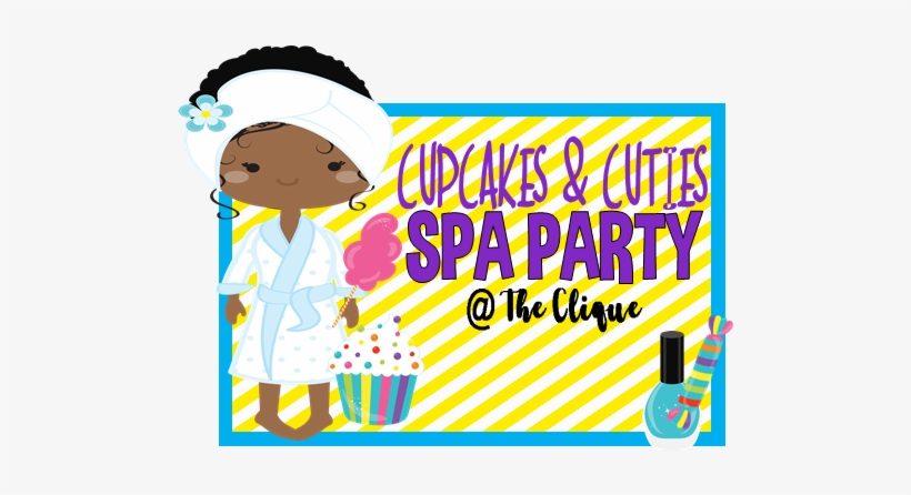 Cupcakes And Cuties Spa Party - Book, transparent png download