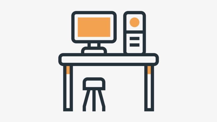 Premium - Computer Desk, transparent png download