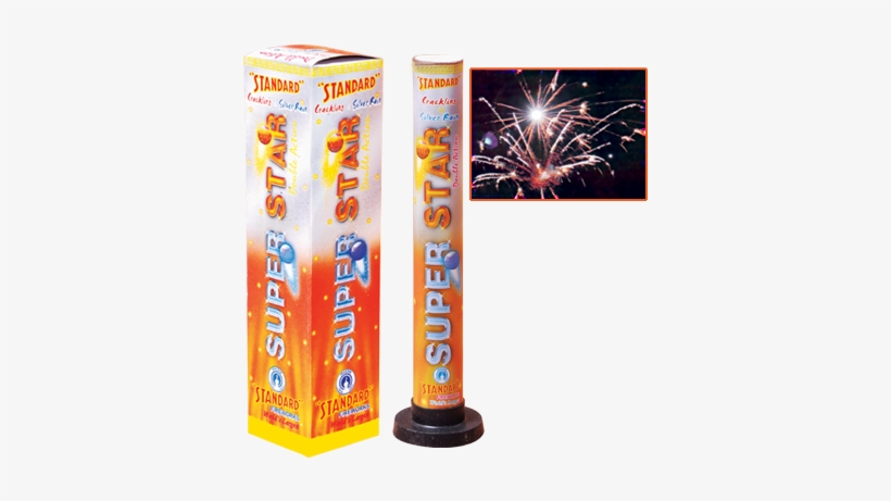 Superstar Silver Rain 1 Inch Comet Standard Fireworks, transparent png download