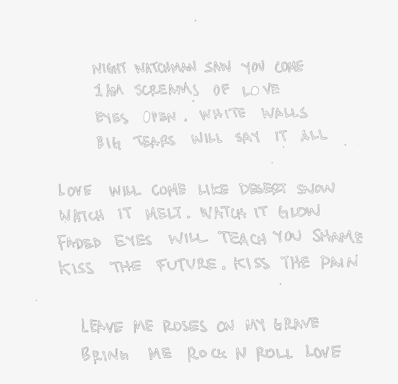 Maisie Lyrics - Handwriting, transparent png download