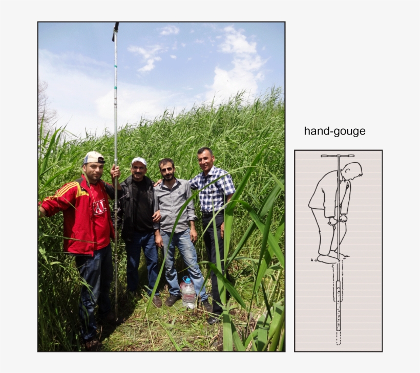 Members Of The Geomorphology Team In The Field, And - Drawing, transparent png download