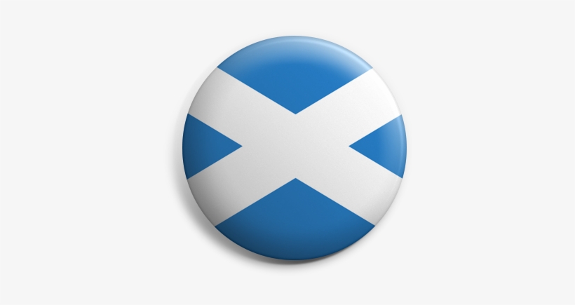 Scotland Button Badge - Scotland Flag Button, transparent png download