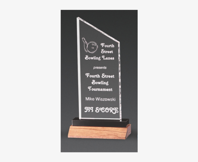 Straight Crest Award A171 - Custom Corporate Peak Awards (4 1/4"x7 1/4"), Promotional, transparent png download
