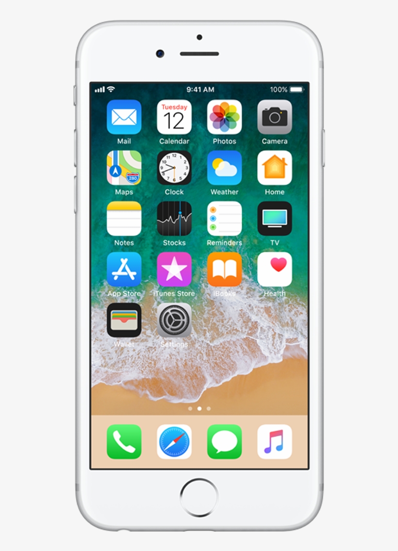 Iphone 6s Vig 01 Argent - Apple Iphone 7 Plus - Silver, transparent png download