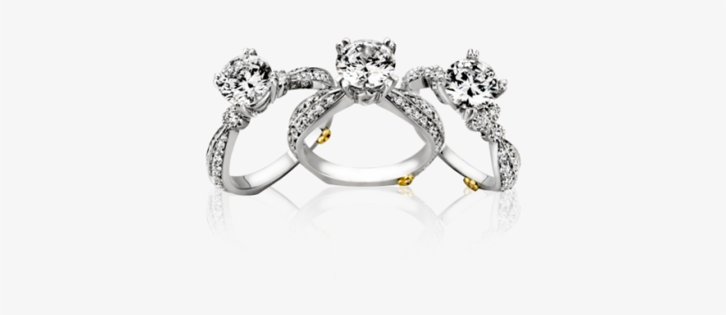 Silver Ring With Diamonds Jewelry - Ring, transparent png download