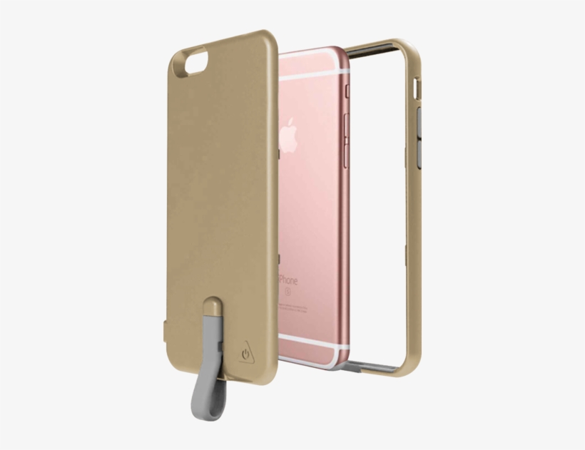 Mycandy 3000mah Power Case For Iphone 6/6s Plus, Gold - Iphone, transparent png download
