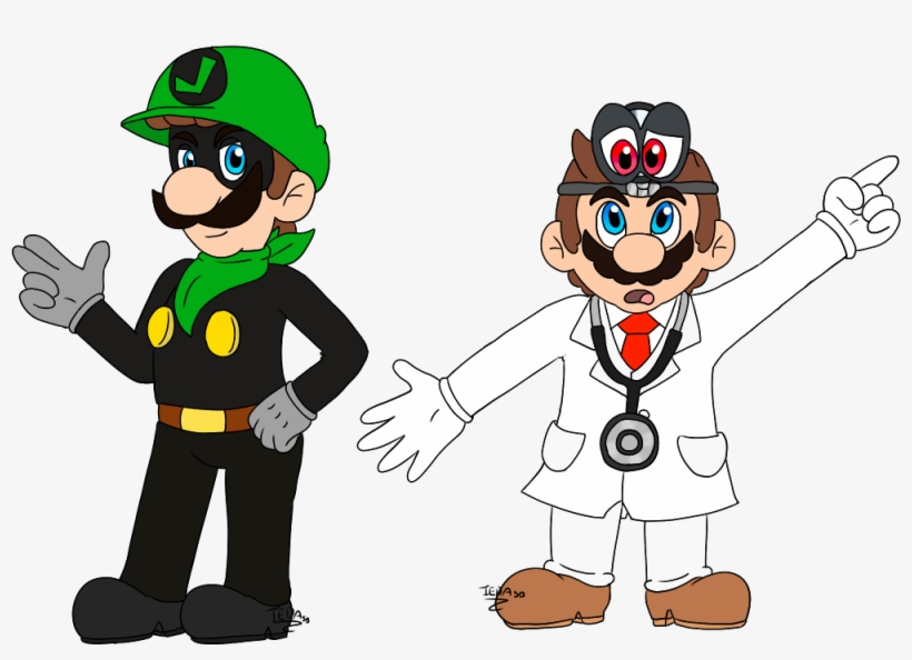 Dr Mario And Cappy And Mr L - Dr. Mario, transparent png download
