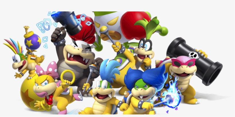 New Super Mario Bros U Zps25f7eddb - Mario The Koopalings, transparent png download