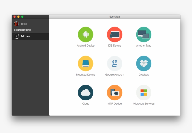 In The Left Pane Click 'add New' Link - Android Sync Mac, transparent png download