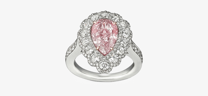 Fancy Pink Diamond Ring, - 2.58 Carat Fancy Pink Diamond Ring, transparent png download