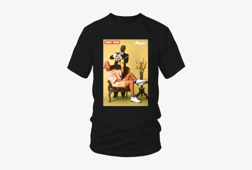 Almanac Black Fresh Prince Tee - Fresh Prince White Tee, transparent png download
