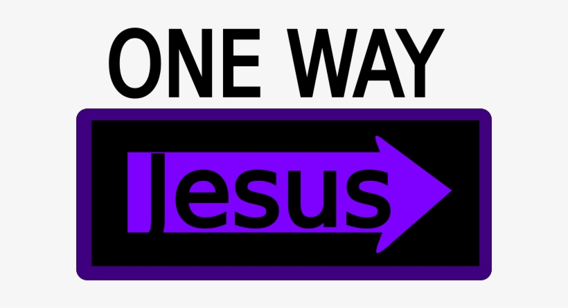 One Way Jesus Svg Clip Arts 600 X 366 Px, transparent png download