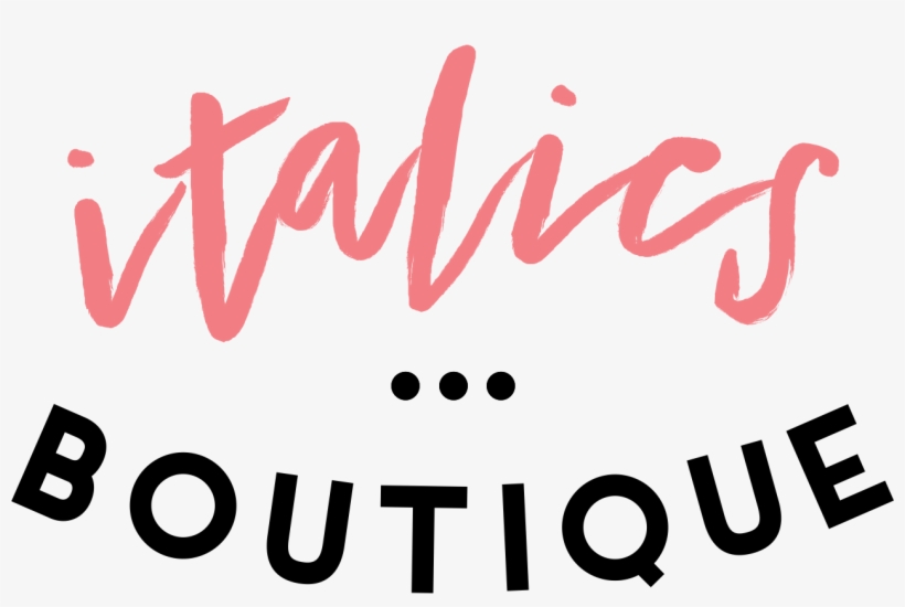 Italics Boutique, transparent png download