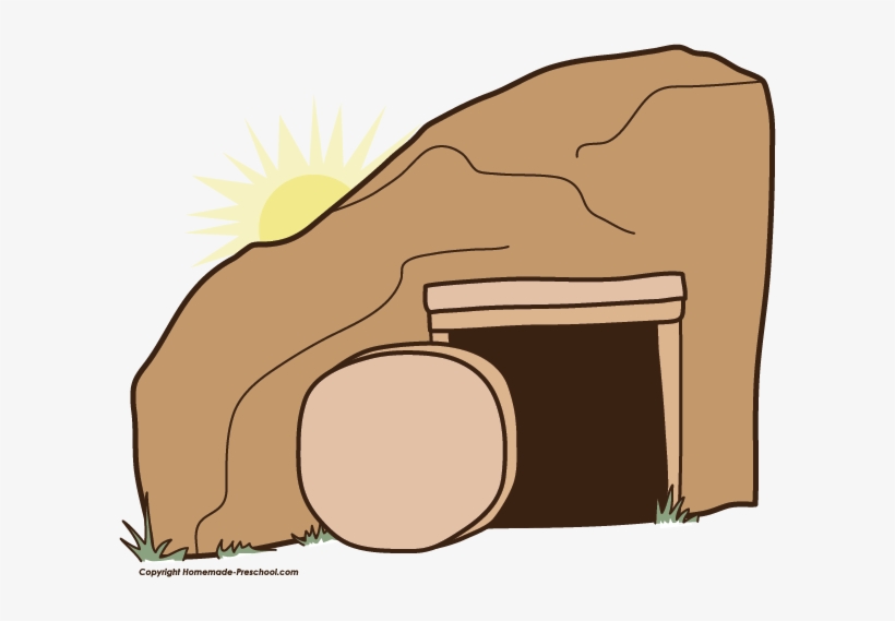 Jesus Resurrection Tomb Clipart