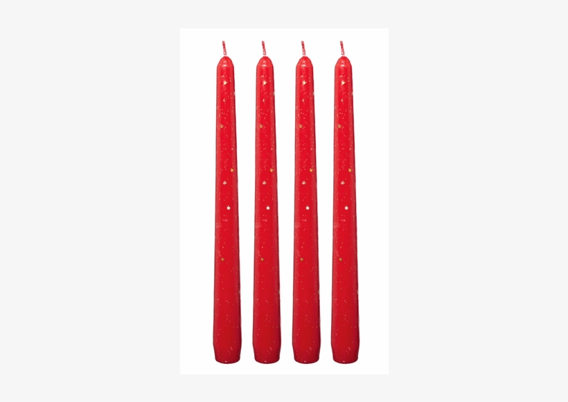 Taper Candle, Glitter Red - Birthday Candle, transparent png download
